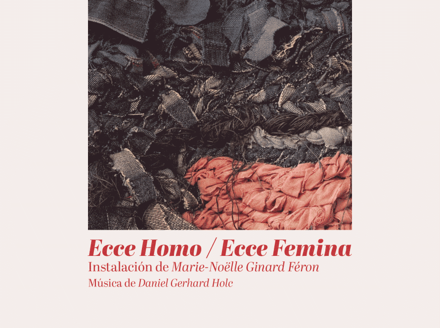 Ecce Homo instalación textil